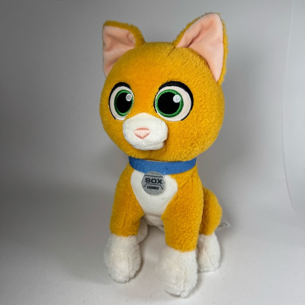 Mattel Disney Pixar Lightyear Plush Sox Cat 10" 2021 Talks Works Toy